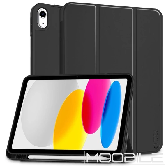 Tech-Protect SC Pen Case tok iPad 10.9" (2022) / iPad 11" (2025, A16) – Fekete
