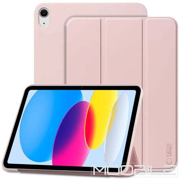 Tech-Protect SmartCase tok iPad 10.9" (2022) / iPad 11" (2025, A16) – Pink
