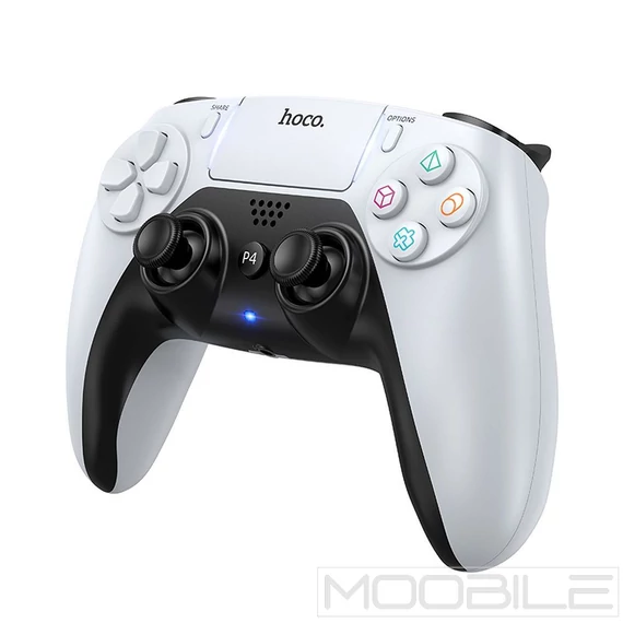 Hoco GA1 Phoenix vezeték nélküli gamepad kontroller PS4, PC, Android és iOS – Fehér