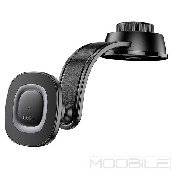 Hoco HW31 vezeték nélküli autós telefontartó – 15W indukciós töltéssel – Fekete