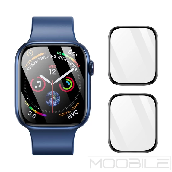 Dux Ducis PMMA kijelzővédő fólia kerettel Apple Watch 10 (42 mm) – Fekete