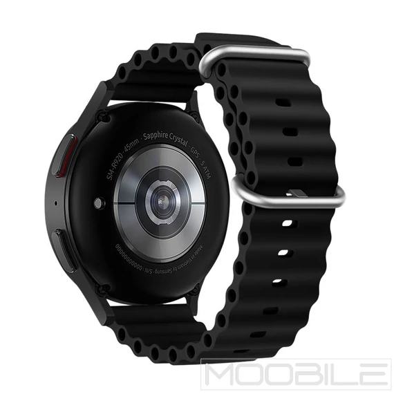 Forcell F-Design FS01 Szilikon Óraszíj 20 mm – Fekete