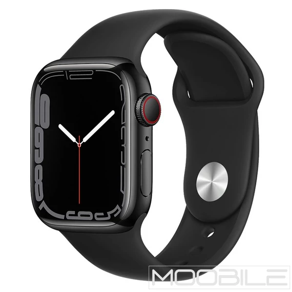 Hoco WA01 Apple Watch 38/40/41/42 mm Szilikon Szíj Fekete