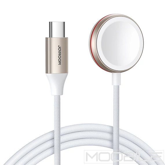 Joyroom S-IW011 induktív töltő Apple Watchhoz 1,2 m – Fehér