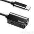 Kép 3/6 - Baseus L40 Audio Adapter Type-C - 3,5Mm Jack+Type-C Fekete