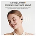 Kép 8/13 - Hoco TWS EA8 vezeték nélküli fülhallgató Bluetooth 5.4, app támogatással – Metál fekete