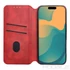 Kép 5/10 - Cubic Book Oldalra Nyíló Könyvtok Xiaomi Redmi A7 Pro – Piros