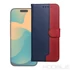 Kép 1/10 - Split Book Oldalra Nyíló Könyvtok Xiaomi Redmi A7 Pro – Sötétkék / piros