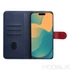 Kép 5/10 - Split Book Oldalra Nyíló Könyvtok Xiaomi Redmi A7 Pro – Sötétkék / piros