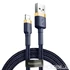Kép 1/6 - Baseus Cafule USB – Lightning 8 Pin kábel 2 m, 1.5A – Arany/Kék