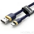 Kép 2/6 - Baseus Cafule USB – Lightning 8 Pin kábel 2 m, 1.5A – Arany/Kék