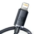 Kép 2/14 - Baseus Crystal Shine Series USB – Lightning kábel 2 m, 2.4A – Fekete