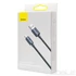 Kép 14/14 - Baseus Crystal Shine Series USB – Lightning kábel 2 m, 2.4A – Fekete