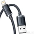 Kép 3/14 - Baseus Crystal Shine Series USB – Lightning kábel 2 m, 2.4A – Fekete
