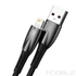 Kép 2/8 - Baseus Glimmer USB-A – Lightning kábel 2 m, 2.4A – Fekete