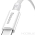 Kép 5/5 - Baseus Superior Series USB-A – USB-C kábel, 100W, 5A, 0,25 m – Fehér