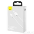 Kép 7/7 - Baseus Superior Series USB-A – Lightning kábel, 0,25 m, 2,4A – Fehér