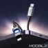 Kép 5/6 - Hoco U144 USB-C – Lightning gyorstöltő kábel LED világítással 27W 1,2 m – Fekete