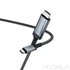 Kép 4/8 - Hoco UA43 USB-C → HDMI képernyőtükröző kábel 4K 30Hz, 1,8 m – Metálszürke
