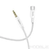 Kép 1/5 - Hoco UPA19 AUX kábel Jack 3,5 mm – Type-C, 1 m – Fehér