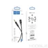 Kép 4/4 - Hoco UPA19 AUX kábel Jack 3,5 mm – Lightning, 1 m – Fekete