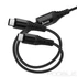 Kép 3/9 - Hoco X123 2 az 1-ben USB-C – USB-C töltőkábel dupla csatlakozóval 1 m – Fekete