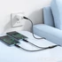 Kép 7/9 - Hoco X123 2 az 1-ben USB-C – USB-C töltőkábel dupla csatlakozóval 1 m – Fekete