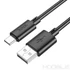 Kép 1/5 - HOCO X88 USB-A – USB-C kábel 1 m, 3A gyorstöltés – Fekete