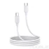 Kép 1/8 - Joyroom Long-Lasting Series A9 USB-C – USB-C kábel, PD/QC, 60W, 3A, 1m – Fehér