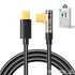 Kép 15/16 - Joyroom S-CC100A6 USB-C – USB-C 100W gyorstöltő és adatkábel (90°-os csatlakozó), 1.2 m – Fekete