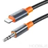Kép 2/8 - Mcdodo CA-0780 Lightning – 3.5 mm AUX audio kábel 1.2 m – Fekete