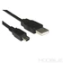 Kép 2/3 - USB-A – Mini USB kábel 1 m – Fekete