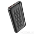 Kép 2/8 - Hoco J90 Led Dual Usb + Type-C Power Bank 10000 mAh 22.5W Fekete