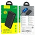 Kép 8/8 - Hoco J90 Led Dual Usb + Type-C Power Bank 10000 mAh 22.5W Fekete