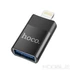 Kép 1/8 - Hoco UA17 OTG adapter USB-A – Lightning – Fekete