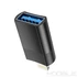 Kép 3/8 - Hoco UA17 OTG adapter USB-A – Lightning – Fekete