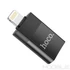 Kép 5/8 - Hoco UA17 OTG adapter USB-A – Lightning – Fekete