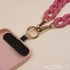 Kép 7/10 - Univerzális telefontartó nyakpánt/lánc, 1,2m – Pink