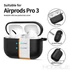 Kép 4/8 - Tech-Protect Silicone Hook tok AirPods Pro (3rd generation) készülékhez – Fekete