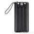 Kép 6/20 - Veger C10 Powerbank 10000 mAh beépített kábelekkel – USB-C, Lightning, Micro USB, LED kijelző – Fekete
