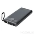 Kép 7/20 - Veger C10 Powerbank 10000 mAh beépített kábelekkel – USB-C, Lightning, Micro USB, LED kijelző – Fekete