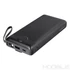 Kép 2/20 - Veger C20 Powerbank 20 000 mAh beépített kábelekkel (USB, Micro USB, USB-C, Lightning) – Fekete