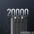 Kép 18/20 - Veger C20 Powerbank 20 000 mAh beépített kábelekkel (USB, Micro USB, USB-C, Lightning) – Fekete