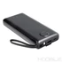 Kép 3/20 - Veger C20 Powerbank 20 000 mAh beépített kábelekkel (USB, Micro USB, USB-C, Lightning) – Fekete