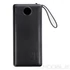 Kép 8/20 - Veger C20 Powerbank 20 000 mAh beépített kábelekkel (USB, Micro USB, USB-C, Lightning) – Fekete