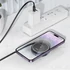 Kép 4/5 - Hoco CQ18 15W vezeték nélküli töltő, kihúzható Type-C kábellel, MagSafe és Apple Watch kompatibilitás – Szürke