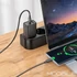 Kép 5/6 - HOCO N63 hálózati töltő 30W USB-A + Type-C + Type-C kábel – Fekete