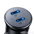 Kép 3/8 - Joyroom JR-CCN06 fém mini autós töltő 30W, 2× USB-C porttal – Fekete