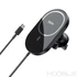 Kép 2/8 - Hoco CA90 Magsafe Autós Tartó Wireless Töltés Funkcióval 15W Fekete