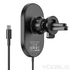 Kép 4/8 - Hoco CA90 Magsafe Autós Tartó Wireless Töltés Funkcióval 15W Fekete